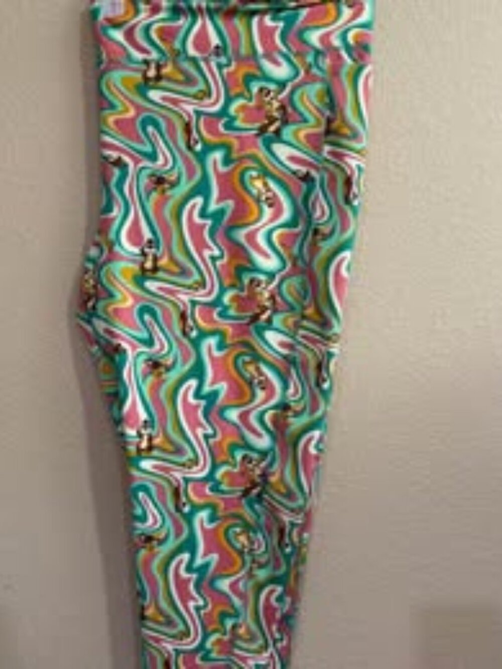 Disney Chip and Dale Swirl Leggings 3X